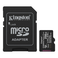 Карта пам'яті microSDXC (UHS-1) Kingston Canvas Select Plus Gen3 256Gb class 10 А1 (R-150MB/s) (adapter SD)