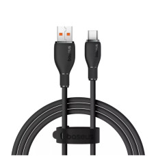 Кабель Baseus Pudding Series Fast Charging Cable USB to Type-C 100W 2m Cluster Black