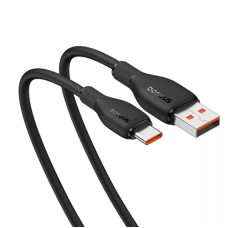Кабель Baseus Pudding Series Fast Charging Cable USB to Type-C 100W 2m Cluster Black