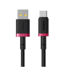 Кабель Baseus Dura Series Fast Charging Cable USB to Type-C 60W 2m Red+Black