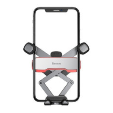Автотримач для телефона Baseus Mr Hui Gravity Car Mount Silver