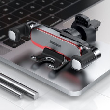 Автотримач для телефона Baseus Mr Hui Gravity Car Mount Silver