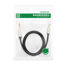 Аудіокабель UGREEN AV127 3.5mm to 6.35mm TRS Stereo Audio Cable 1m Gray
