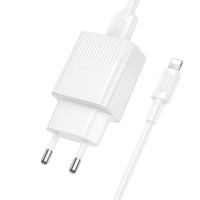 Мережевий зарядний пристрій з кабелем BOROFONE BAS71A Source single-port charger set(iP) White