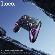 Бездротовий геймпад HOCO GA2 800mAh (SWITCH 1/2.PC) Unicorn multi-function wireless game controller Black