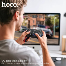 Бездротовий геймпад HOCO GA2 800mAh (SWITCH 1/2.PC) Unicorn multi-function wireless game controller Black