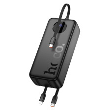 Зовнішній акумулятор HOCO J132B Sabio 22.5W+PD20W fully compatible power bank with 3 cables(30000mAh) Black