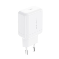 Мережевий зарядний пристрій ACEFAST A130 PD20W single USB-C charger White