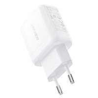 Мережевий зарядний пристрій ACEFAST A130 PD20W single USB-C charger White
