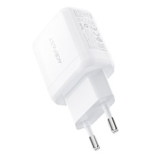Мережевий зарядний пристрій ACEFAST A130 PD20W single USB-C charger White