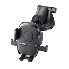 Автотримач для телефона ACEFAST D57 one-key lock car holder for dashboard Black