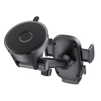 Автотримач для телефона ACEFAST D57 one-key lock car holder for dashboard Black