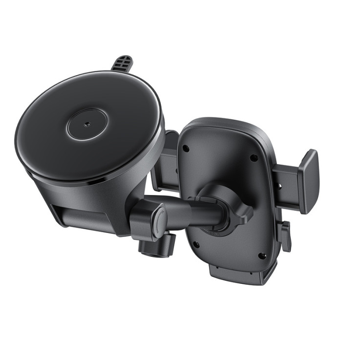 Автотримач для телефона ACEFAST D57 one-key lock car holder for dashboard Black