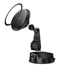 Автотримач для телефона BOROFONE BH136 Parker ring magnetic car holder(center console) Black