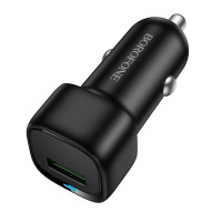 Автомобільний зарядний пристрій BOROFONE BZ34 Cloud single port QC3.0 car charger Black