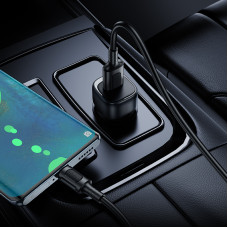 Автомобільний зарядний пристрій BOROFONE BZ34 Cloud single port QC3.0 car charger Black