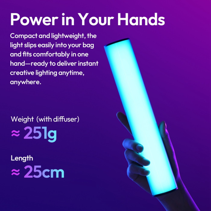 Лампа Ulanzi B15RGB 15W Tube Light