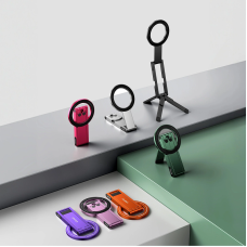 Тримач телефона Ulanzi MA60 Foldable Magnetic Phone Tripod (Silver)