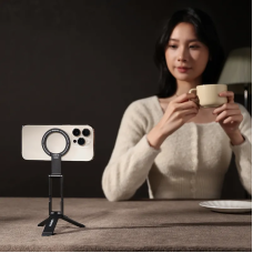 Тримач телефона Ulanzi MA60 Foldable Magnetic Phone Tripod (Silver)