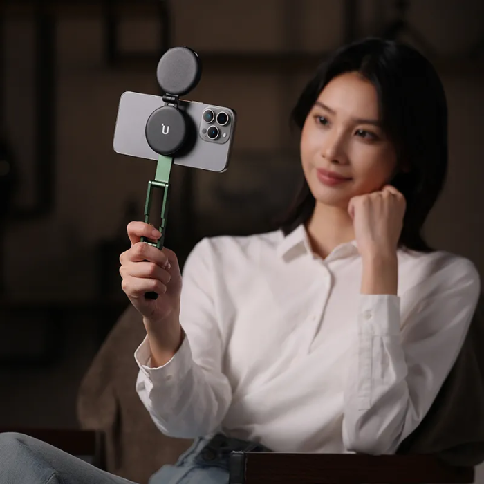 Тримач телефона Ulanzi MA60 Foldable Magnetic Phone Tripod (Red)