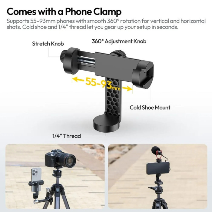 Штатив Ulanzi OMBRA II YING Tripod (38-156cm) Black