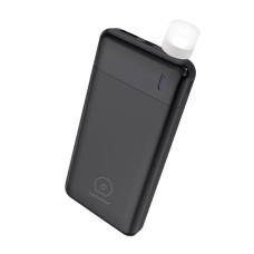 Зовнішній акумулятор WUW Y162  10000mAh + Led ліхтарик  Black