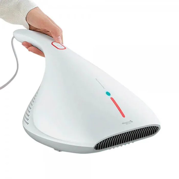 Ручний пилосос Xiaomi DEERMA Mites Vacuum Cleaner White + (перехідник на EU розетку)