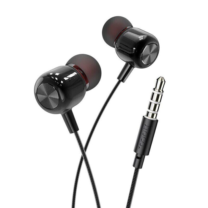 Навушники дротові HOCO M87 (3.5mm) Gloomy Black