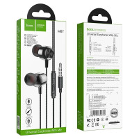Навушники дротові HOCO M87 (3.5mm) Gloomy Black