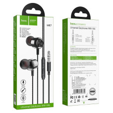 Навушники дротові HOCO M87 (3.5mm) Gloomy Black