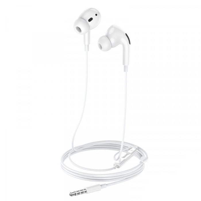 Навушники дротові HOCO M101 Pro Crystal (3.5mm) White