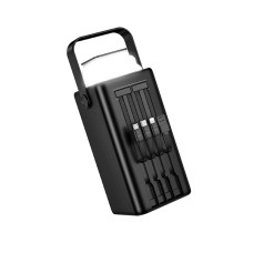 Зовнішній акумулятор BOROFONE BJ65B High 22.5W+PD20W+four-cables power bank(80000mAh) Black