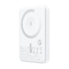 Зовнішній акумулятор ACEFAST M25-5000 PD20W magnetic fast wireless charging power bank White