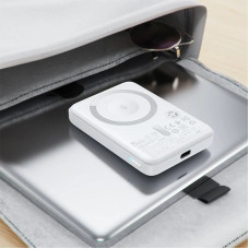 Зовнішній акумулятор ACEFAST M25-5000 PD20W magnetic fast wireless charging power bank White