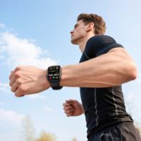 Смарт-годинник BOROFONE BD14 Plus 51mm. 200 mAh. IP54 Black Smart watch(call version) Black