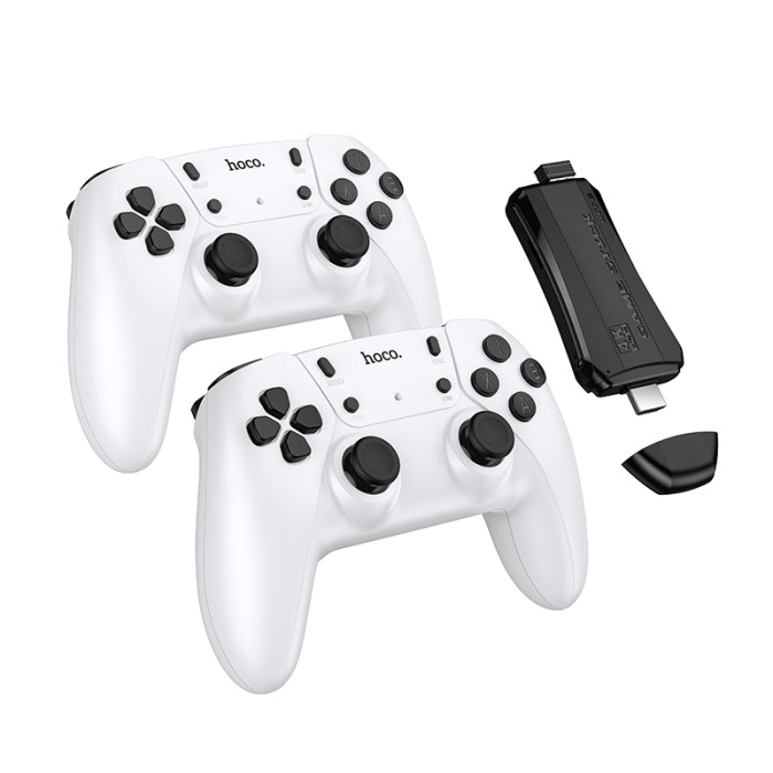 Ігрова приставка + 2 джойстики HOCO GA31 Collection game box+two wireless gamepads set White