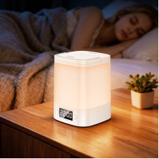 Світильник HOCO HX15 1.5W. 1200 mAh. Smart clock night light White