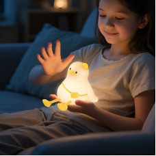Світильник HOCO HX16 2W. 1200 mAh. Silicone lamp Duck