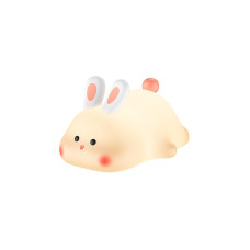 Світильник HOCO HX16 2W. 1200 mAh. Silicone lamp Rabbit