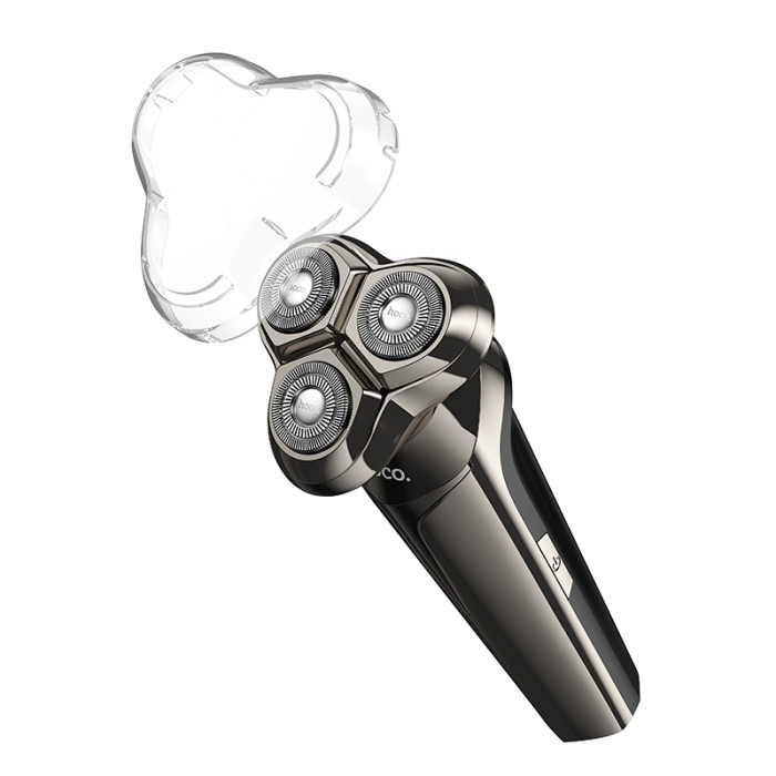 Електробритва HOCO HP39 600 mAh. Three-head shaver Metal Gray
