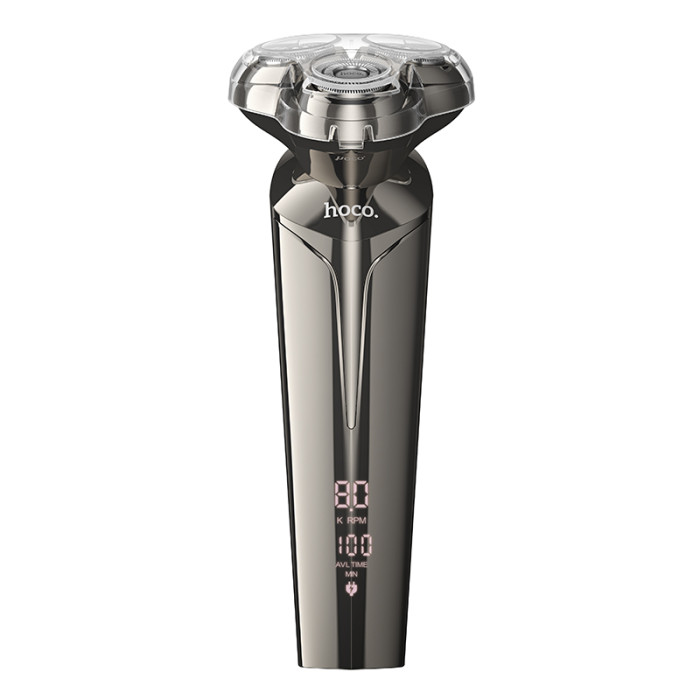 Електробритва HOCO HP39 600 mAh. Three-head shaver Metal Gray