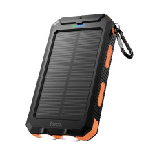 Зовнішній акумулятор HOCO J164 Platinum solar dual lighting power bank(8000mAh) Black