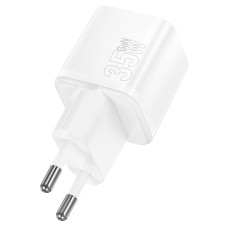 Мережевий зарядний пристрій HOCO N66 Ingenious single port PD35W charger White