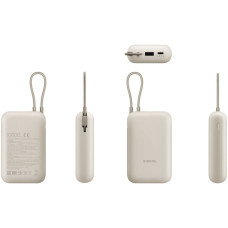Зовнішній акумулятор Xiaomi Power Bank 10000mAh (Integrated Cable) Tan GL