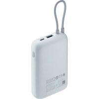 Зовнішній акумулятор Xiaomi Power Bank 10000mAh (Integrated Cable) Ice Blue GL