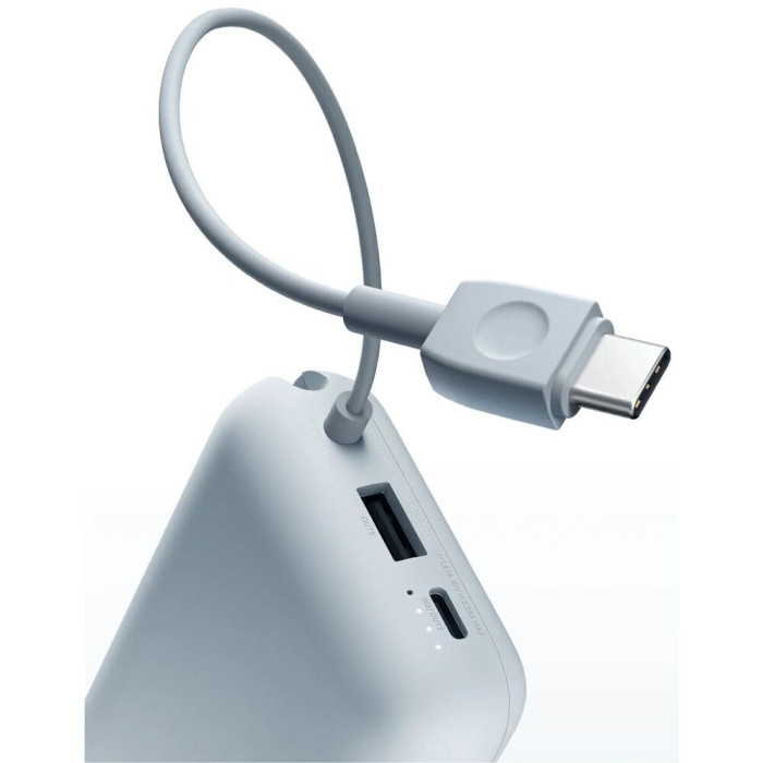 Зовнішній акумулятор Xiaomi Power Bank 10000mAh (Integrated Cable) Ice Blue GL