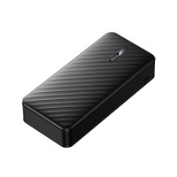 Зовнішній акумулятор BOROFONE BJ84A Smooth power bank with four cables(20000mAh) Black