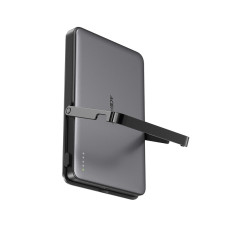 Зовнішній акумулятор ACEFAST M16-5000 PD18W ultra-thin magnetic wireless charging power bank with stand Black
