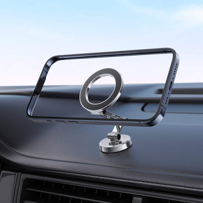 Автотримач для телефона ACEFAST D20 magnetic folding holder Silver
