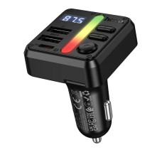 АЗП з FM-модулятором HOCO E89 Libre 45W(1A1C) car BT FM transmitter Black